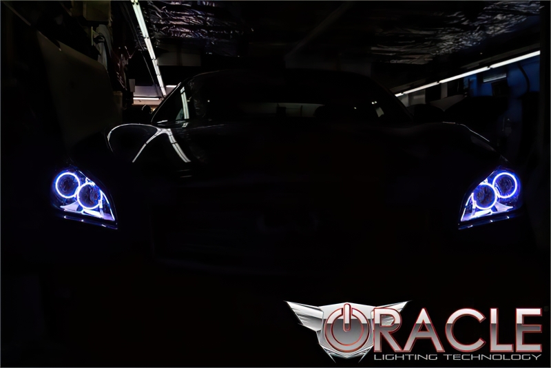 Infiniti M37 Headlight Halo Kit - ORACLE Lighting - LED - Blue - `10-`13